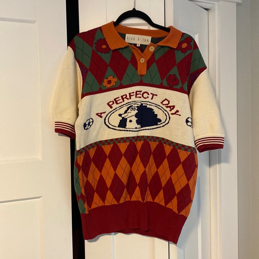 Kim’s & Tam “A Perfect Day” Sweater Size XXL